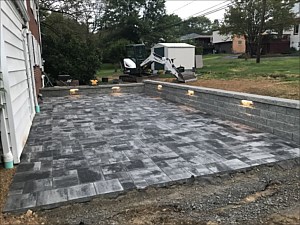 Shaler Township Paver Patio - Retaining Wall
